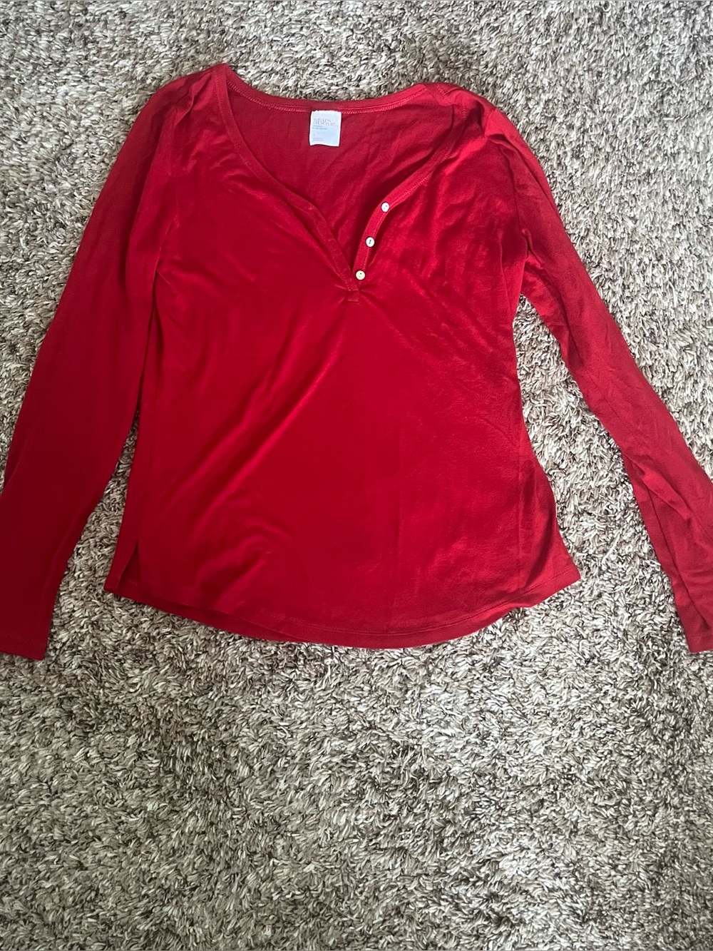 Stars Above women’s red pj top, size S